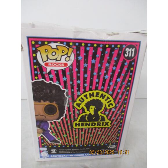 NWT Funko Unisex Pop Rocks: Jimi Hendrix Purple Suit (SDCC 2023) - Picture 5 of 9